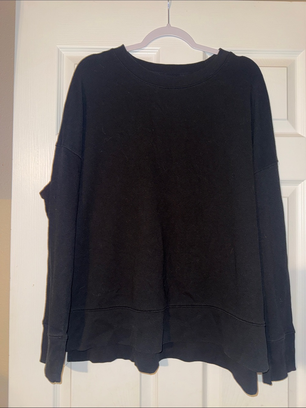 Time and Tru Black Crew Neck Sweater
